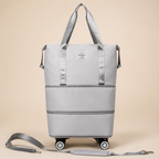 Reisetasche mit Nass-/Trockenbereich und Rollen -    Zorenza