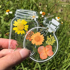 Trockenblumen-Lesezeichen-Set – 30 Stück mit Quaste Zorenza