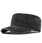 Militär Cap Baumwolle Flat Top mit verstellbarer Passform -    Zorenza