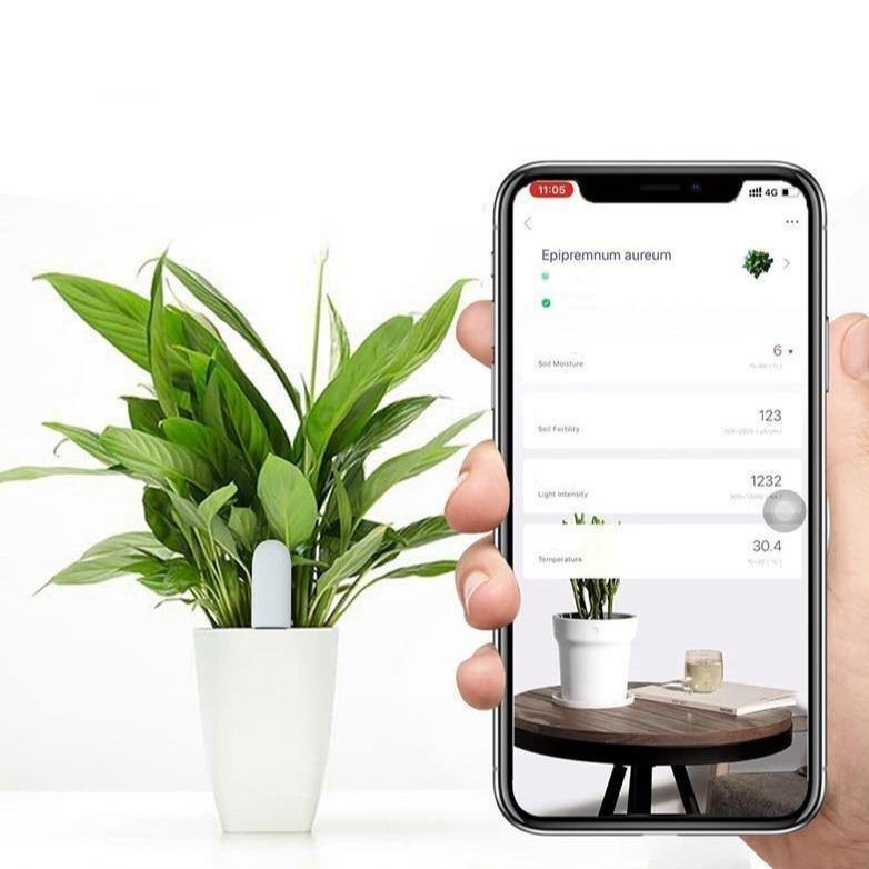 Pflanzensensor mit App-Steuerung – Bodenfeuchtigkeit und Nährstoffe -    Zorenza