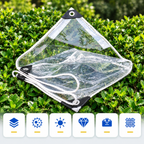 Schutzplane PVC transparent wetterfest -    Zorenza