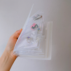 Schmuck-Organizer-Buch mit 30 transparenten Taschen Zorenza