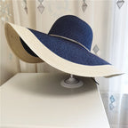 Strohhut mit breiter Krempe – UV-Schutz und elegantes Design -    Zorenza