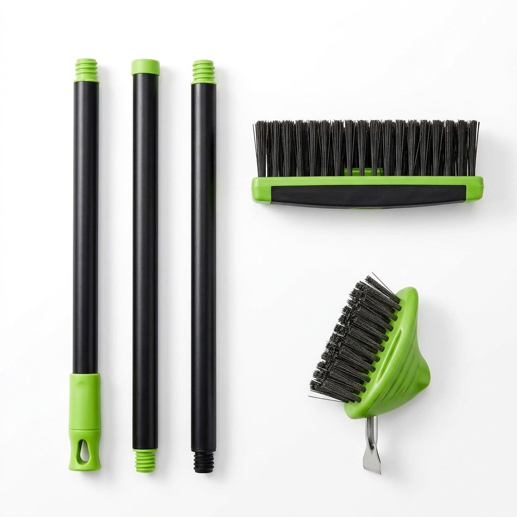 Unkrautbürsten-Set 3-in-1 mit langem Griff -    Zorenza