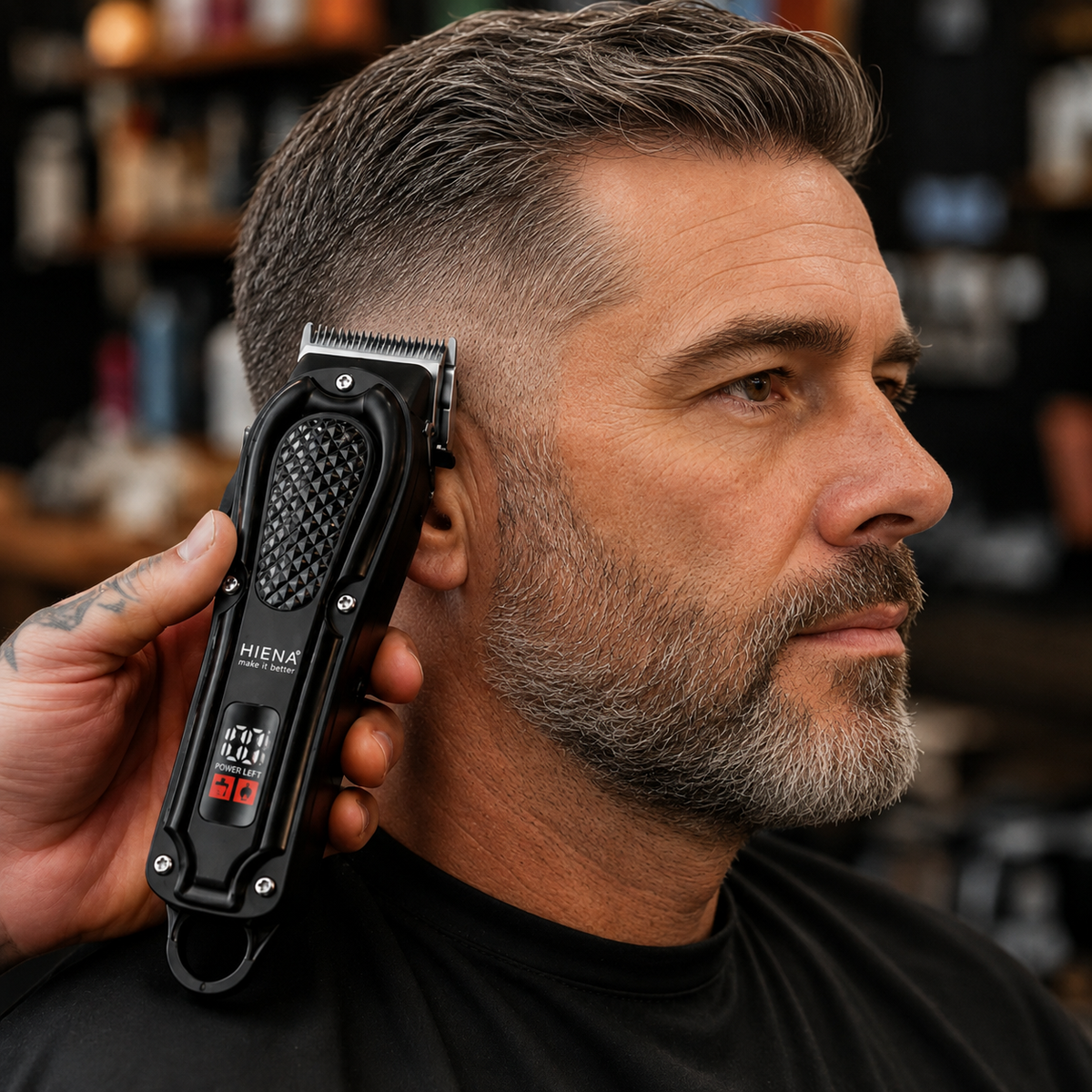 Trimmer-Set 3-teilig – Haarschneider, T-Blade-Trimmer & Folienrasierer, kabellos, USB-C -    Zorenza