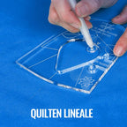 Quilt-Schablonen-Set Acryl – Professionelle Nähvorlagen für Patchwork -    Zorenza