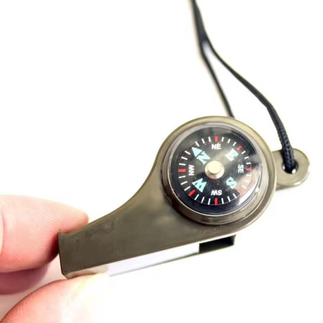 Survival-Pfeife mit Kompass und Thermometer -    Zorenza