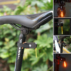 Fahrrad-Rücklicht LED mit USB-Aufladung -    Zorenza