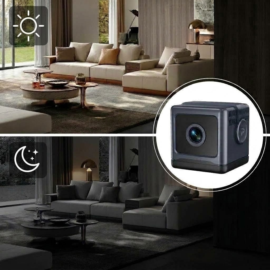 WLAN-Überwachungskamera 1080P mit Nachtsicht und Bewegungsalarm -    Zorenza