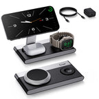Ladestation 3-in-1 faltbar magnetisch für Smartphone Watch Earbuds -    Zorenza