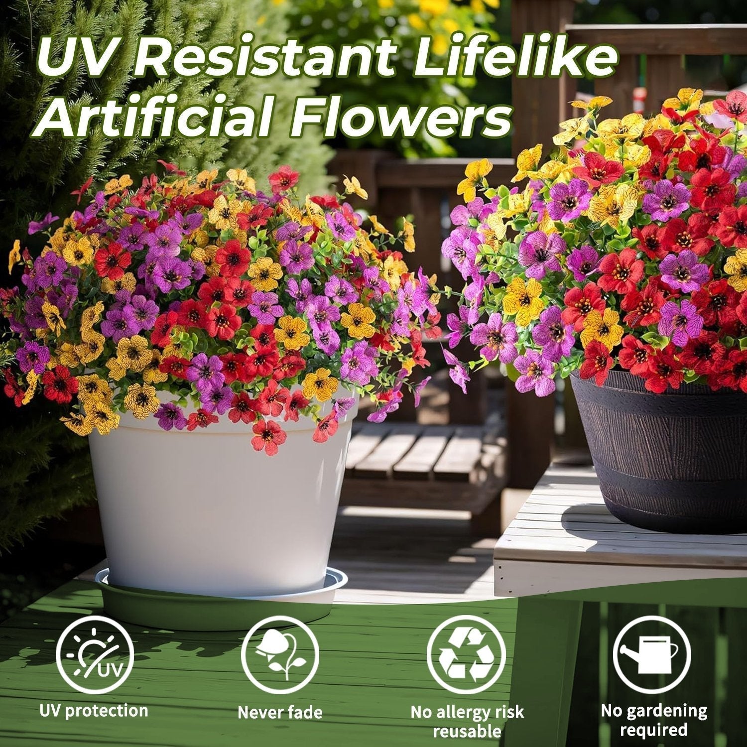 Künstliche Blumen UV-beständig -    Zorenza