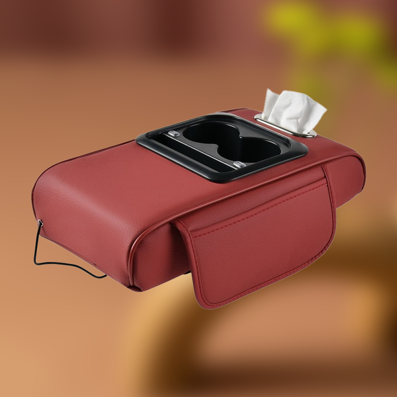 Auto-Mittelarmlehne mit USB-Ladefunktion – Getränkehalter & Stauraum Zorenza