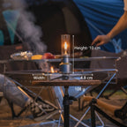 Campinglampe Aluminium mit Gaskartusche – Vintage-Stil -    Zorenza