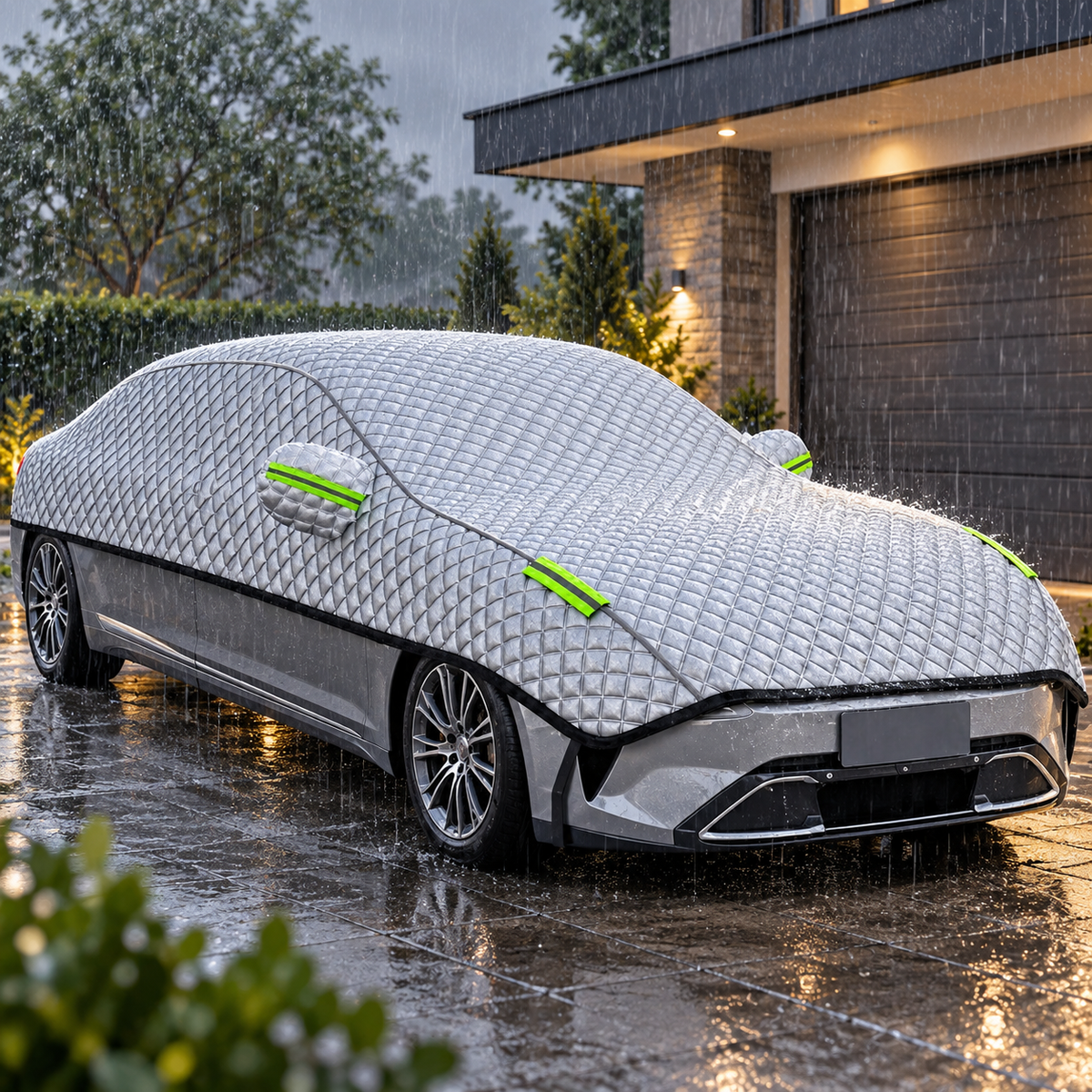 PEVA-Autoabdeckung wasserdicht mit UV-Schutz – für SUV und Limousine -    Zorenza