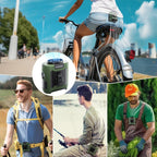 Handsfree Taillenventilator – Wiederaufladbar mit Gürtelclip -    Zorenza