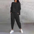 Damen Loungewear-Set mit Taschen – Leichtes Polyester -    Zorenza