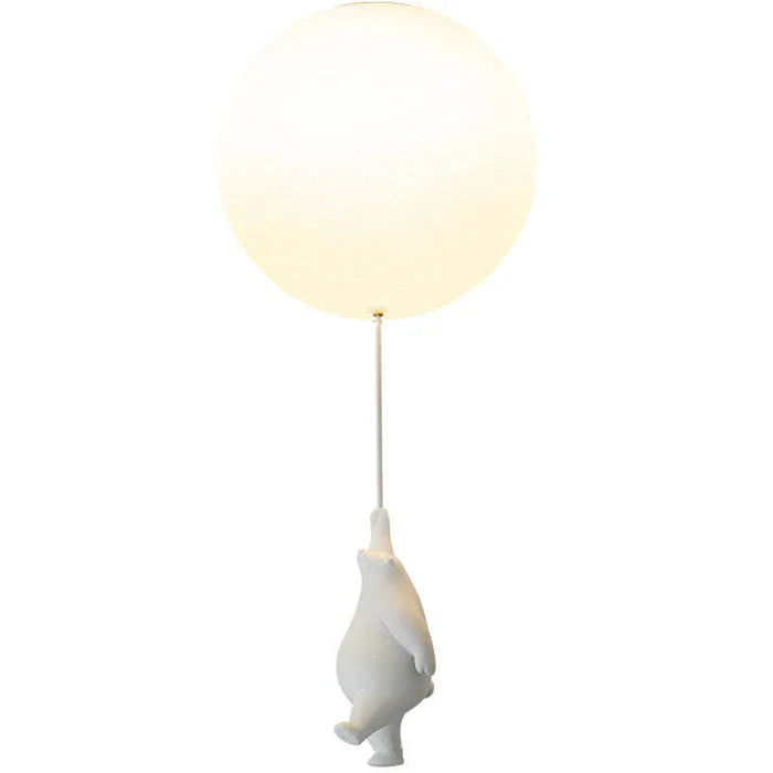 Deckenleuchte Bär mit Ballons – LED Pendelleuchte Kinderzimmer -    Zorenza
