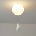 Deckenleuchte Bär mit Ballons – LED Pendelleuchte Kinderzimmer -    Zorenza