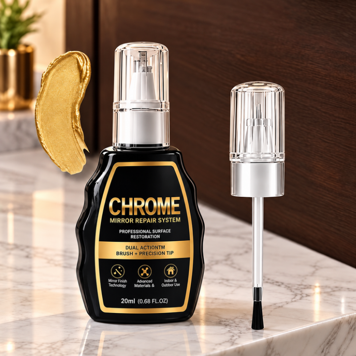 Möbel-Reparaturlack Gold 20 ml mit Präzisionspinsel -    Zorenza