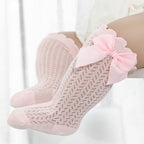 Baby-Socken mit großer Schleife aus weicher Baumwolle -    Zorenza