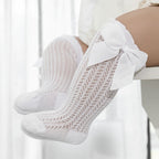 Baby-Socken mit großer Schleife aus weicher Baumwolle -    Zorenza