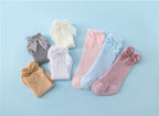 Baby-Socken mit großer Schleife aus weicher Baumwolle -    Zorenza