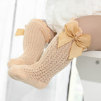 Baby-Socken mit großer Schleife aus weicher Baumwolle -    Zorenza