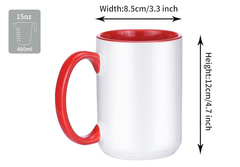 Keramiktasse mit Häkel-Motiven -    Zorenza