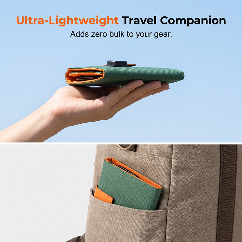 Solar Ladegerät Faltbar – Portable USB Stromversorgung für Outdoor -    Zorenza