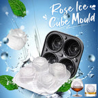Eiswürfelform Rosen Silikon – 3D Eiswürfel für Cocktails -    Zorenza