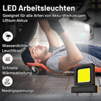 Akku-Arbeitsleuchte für gängige Werkzeugbatterien -    Zorenza