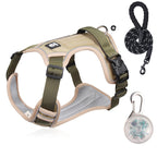 Hundegeschirr mit LED-Halsband – Anti-Zieh Design -    Zorenza