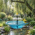 Solar-Hängebrunnen mit 2-stufigem Wasserfall Zorenza