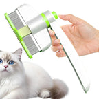 Fellpflege-Kamm für Katzen und Hunde mit Auswurfknopf Zorenza