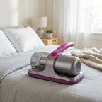 Milbensauger kabellos mit UV-Licht und HEPA-Filter, USB-aufladbar -    Zorenza