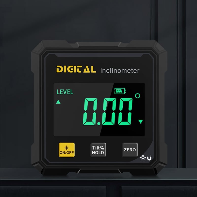 Digitale Wasserwaage mit Magnetfuß – Präzise Winkelmessung Zorenza
