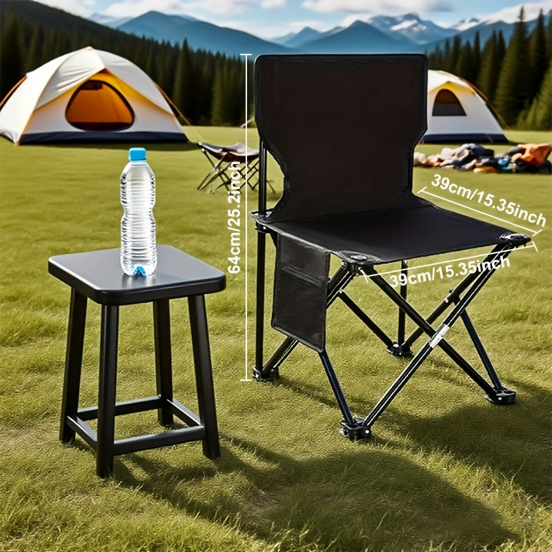 Klappbares Camping-Möbelset mit Oxford-Stoff und Metallrahmen -    Zorenza