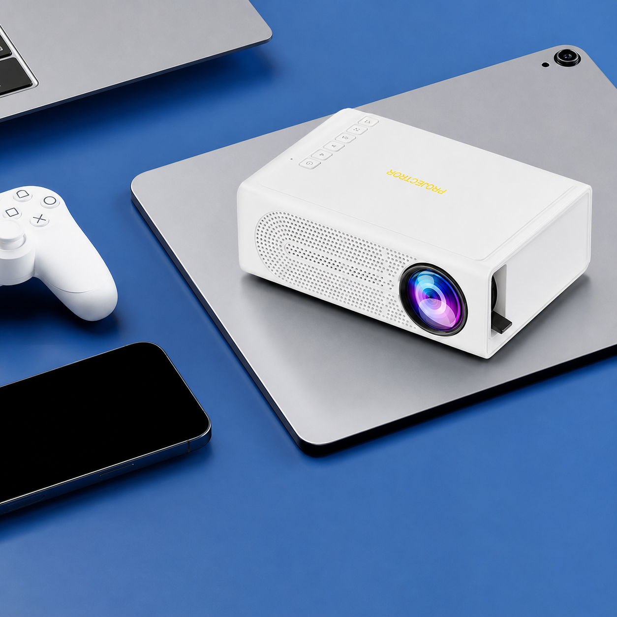 Mini Beamer HD Projektor USB draagbaar für Heimkino -    Zorenza