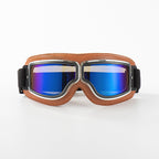 Motorradbrille im Vintage-Stil mit klarer Sicht -    Zorenza
