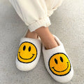 Hausschuhe Plüsch mit Smiley-Motiv -    Zorenza