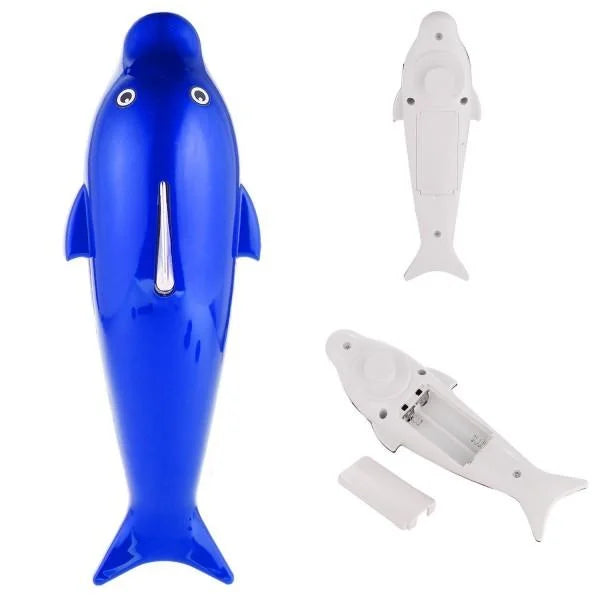 Handmassagegerät Delfin mit 3 Aufsätzen -    Zorenza