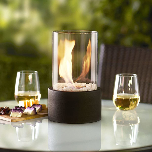 Tischkamin Glas – Kompakt mit warmer Atmosphäre für Innen und Außen -    Zorenza