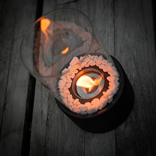Tischkamin Glas – Kompakt mit warmer Atmosphäre für Innen und Außen -    Zorenza