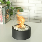Tischkamin Glas – Kompakt mit warmer Atmosphäre für Innen und Außen -    Zorenza