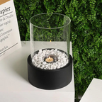Tischkamin Glas – Kompakt mit warmer Atmosphäre für Innen und Außen -    Zorenza