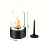 Tischkamin Glas – Kompakt mit warmer Atmosphäre für Innen und Außen -    Zorenza