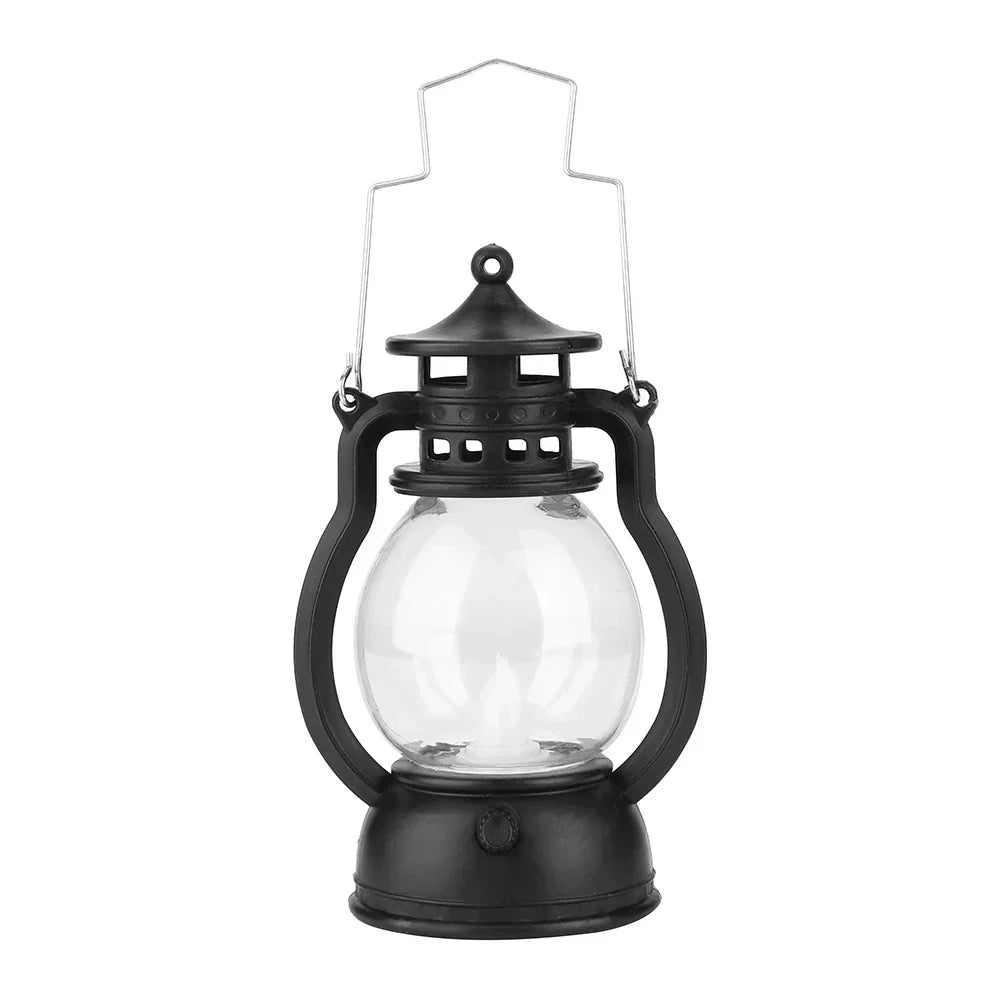 Solar-Laterne im Vintage Stil mit flackerndem LED-Licht -    Zorenza