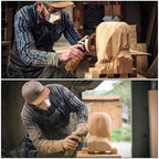Holzschleifscheiben für Winkelschleifer – 3 Formen, Carbonstahl -    Zorenza