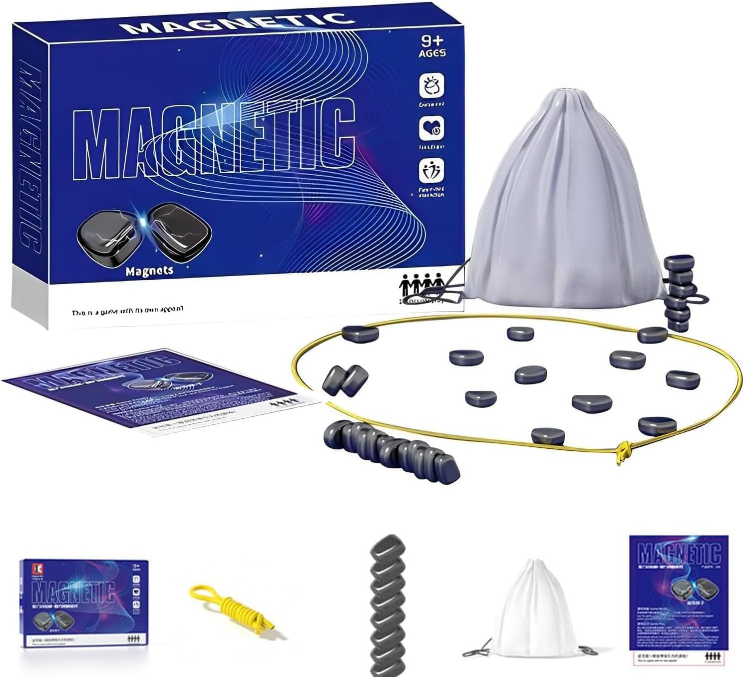 Magnetisches Schachspiel für Reise und Familie -    Zorenza