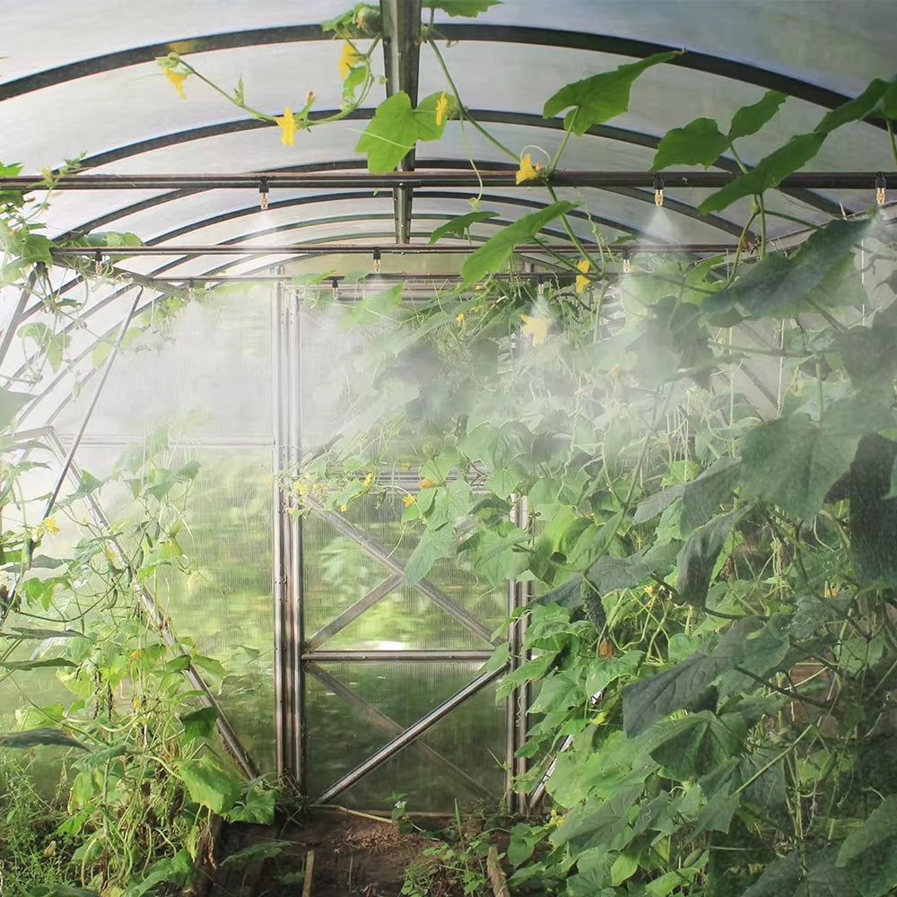 Garten-Vernebelungssystem 20 m – Bewässerung & Terrassenkühlung mit 20 Messingdüsen -    Zorenza